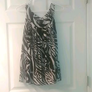 Size XL Zebra Top
